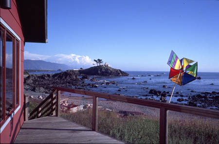 photo of view from battery point beach house