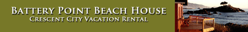 Header for battery point beach house vacation rental