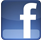Facebook link and logo